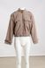Nukus Hope Veste Check Brun à Carreaux Coton/Élasthanne Femme XL