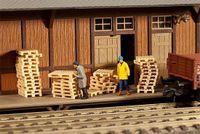 Faller Pallets - Modelbouwdecoratie - Kunststof - Schaal H0