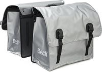 BECK Big Zilver Bisonyl Dubbele Fietstas - 65L - Zilver