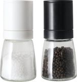 Vialli Design Black&White peper- en zoutstel