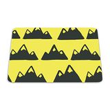 Bonamaison, Rechthoek Pop Art Digital bedrukte muismat, antislip onderkant, voor kantoor en thuis, grootte: 22x18 cm
