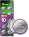 GP Extra Lithium CR2032 batterij - 10 stuks knoopcel batterijen CR2032 3V (Airtag batterij, DL2032)