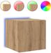vidaXL TV Wandkast 30,5 x 35 x 30 cm Ambachtelijk Eiken Bewerkt Hout