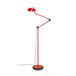 Stilnovo Lampadaire LED Topo, rouge, hauteur 140 cm