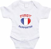 Bellatio Decorations Wit First Frankrijk supporter rompertje baby - Babykleding 68