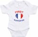 Bellatio Decorations Wit First Frankrijk supporter rompertje baby - Babykleding 68