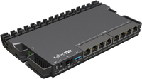 MikroTik RB5009UPR+S+IN Router - 8x Gigabit Ethernet, 1x 2.5 Gigabit Ethernet, PoE, SFP+ - Black