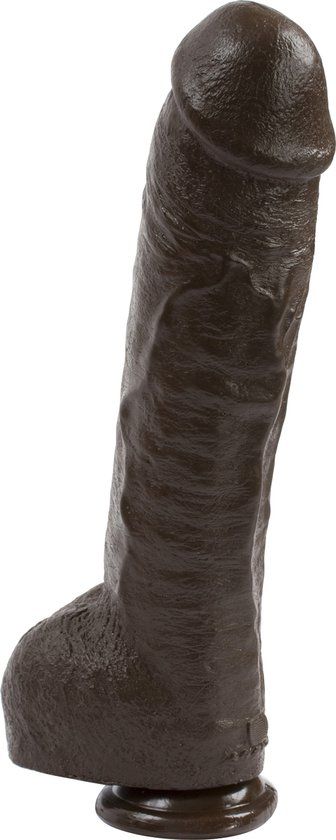 Doc Johnson Bam Huge Realistic Cock 13" - Brown