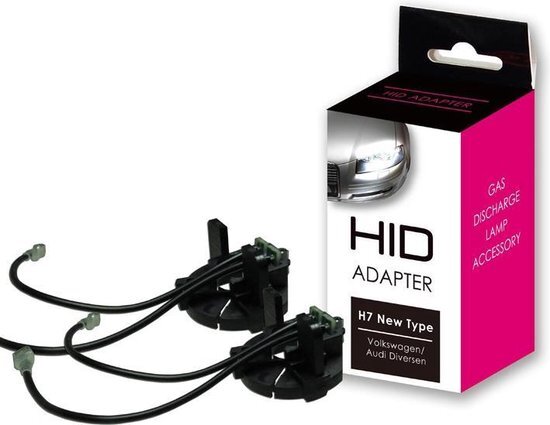 BLANCO Set HID Xenon Montage-Adapters Volkswagen/Audi Diversen (New Type) (H7) - Set à 2 stuks