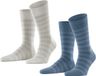 Esprit Sokken Mesh Stripe 2-Pack