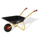 Rolly Toys Kinderkruiwagen CAT (geel/zwart, tuinkruiwagen, metalen kruiwagen speelgoed voor kinderen vanaf 2,5 jaar, belastbaar tot 25 kg, tuingereedschap voor kinderen) 271818