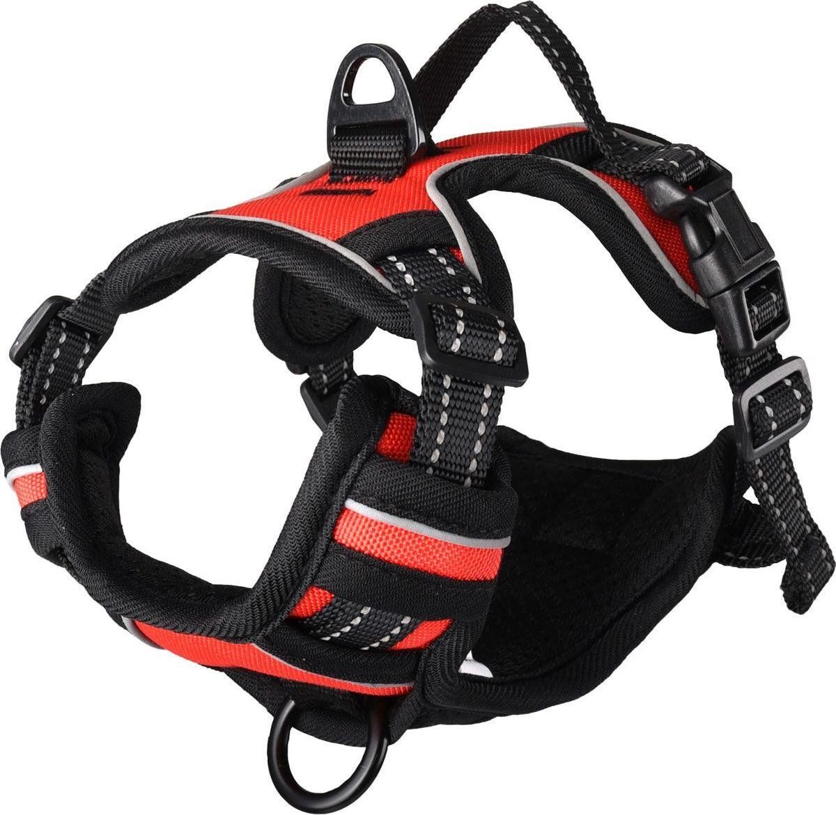 FLAMINGO Hondentuig Balou Red - Rood - 40 - 55 cm x 20 mm