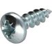 Vba Vis Bois Agglo Tête Ronde Tr Pozi N°2 5x25 Acier Zingué-4000 Pièces