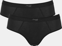 Sloggi EVER Ease Hipster 2-pack Dames Onderbroek - Zwart - Maat M