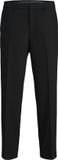JACK&JONES JPRTHEO TROUSER NOOS Heren Pantalon Regular Fit Polyester Wol Elastaan Zwart