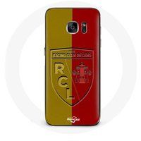 Maniacase Samsung Galaxy S6 rcl lens Logo geel en rood achtergrond