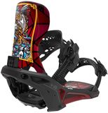 Bent Metal Lightning Supermatic Snowboardbindingen Unisex Zwart/Rood