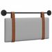 vidaXL Hangend hoofdbord Wolkgrijs Antiek PU