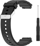 Inf DRAGON ECOM INTERNATIONAL LIMITED Siliconen armband met schroevendraaier voor Xplora X5 Play - Zwart