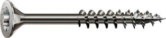 Spax Roestvaststalen schroef, 4,5 x 70 mm, 90 stuks, Deeldraad, Verzonken kop, T-STAR plus T20, 4CUT, Roestvast staal A2