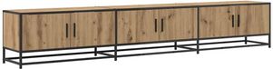 vidaXL TV-meubel 240 x 35 x 41 cm Artisan Eiken Bewerkt hout
