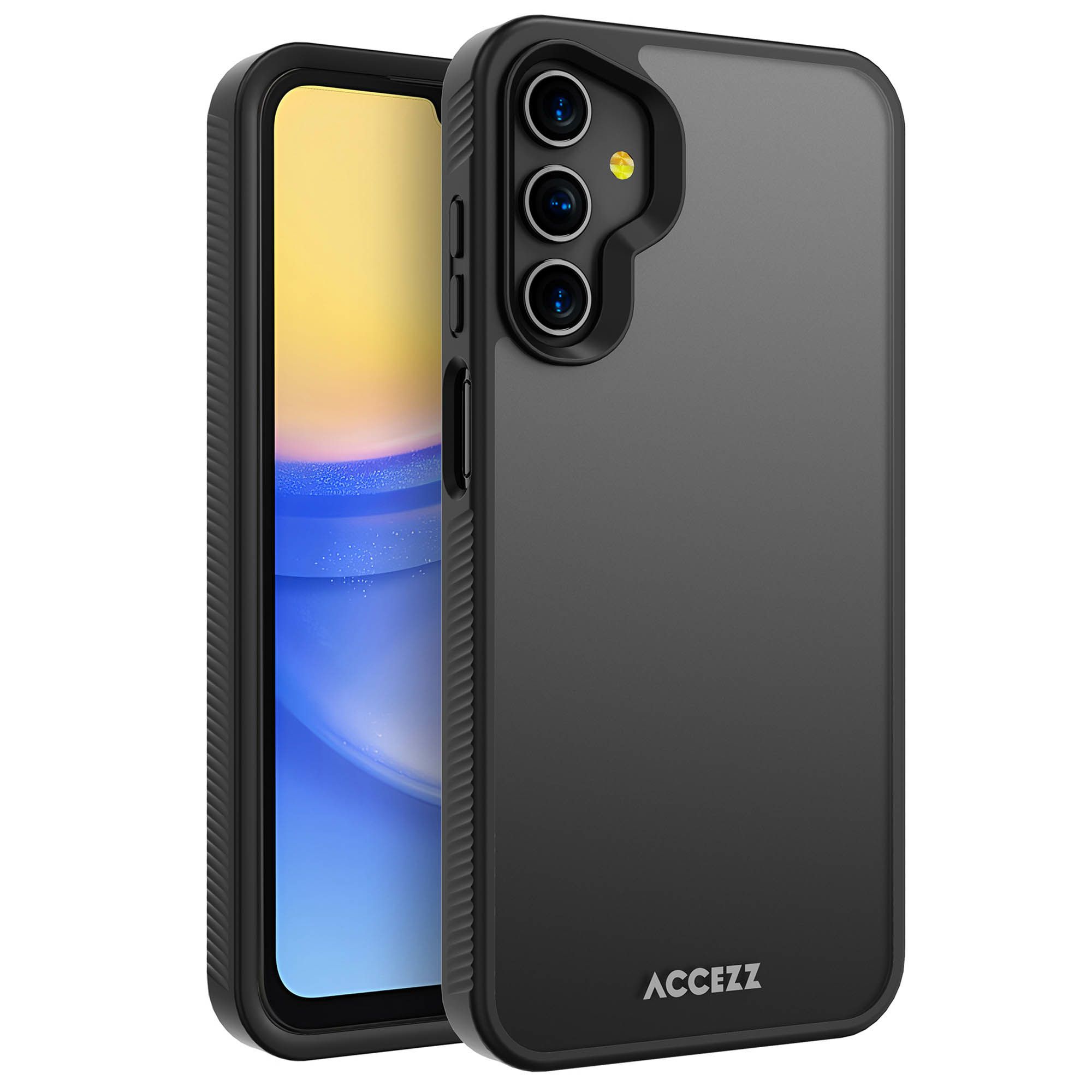 Accezz Rugged Frosted Backcover - Samsung Galaxy A15 (5G/4G) - Black