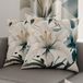 PETTI Artigiani Italiani - Paar kussenslopen 45 x 45 cm van microvezel, decoratief kussen voor slaapkamer, bank, woonkamer, set van 2 kussenslopen, bloemenpatroon 31, 100% Made in Italy