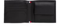 Tommy Hilfiger Boutons de manchette Rectangle Cuir Noir