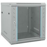 vidaXL Netwerk kabinet met opslag Grijs 53 x 60 x 60 cm Staal