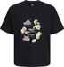 JACK & JONES JORMAINE FOOD TEE SS CREW NECK Heren T-shirt - Zwart - XL