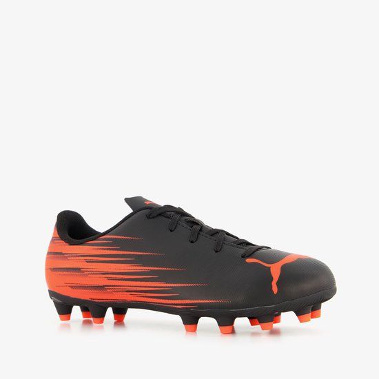 Puma Attacanto II FG/AG Voetbalschoenen Junior Zwart/Rood