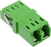 InLine glasvezelkoppeling, duplex LC/LC, singlemode, groen