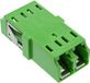 InLine glasvezelkoppeling, duplex LC/LC, singlemode, groen