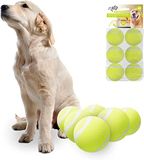 ALL FOR PAWS Duurzame hondentennisballen 2,5 inch x 6 stuks
