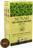 Radico 100% NATURAL SUNAB Brown / Bruin 100% Natuurlijke BIO Organic 9-Kruiden Haarverf Zonder Ammoniak