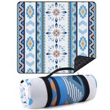 EXTSUD Outdoor picknickdeken, 200 x 200 cm, camping, picknickmat, vochtpad, zee-hart, draagbare picknickdeken, waterdicht, campingdeken, stranddeken met draaggreep, picknickmat
