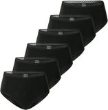 SCHIESSER Slip Set van 6 Zwart Dames M