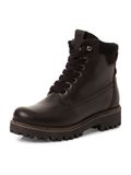 Tamaris - Dames - Laarzen - Zwart - Leer - Wol - Maat 37