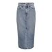 Only Jupe en jean femme Only Onlayoe HW Front Slit Midi