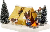 Luville Kamp Kerstfiguur Wintersport PVC Multikleur 10 cm