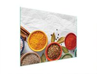 TMK ArtDeko Glazen Beschermplaat 70x52 cm - Doorzichtig Gehard Glas