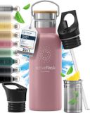 bemaxx ACTIVE FLASK RVS Thermosfles met Rietje