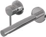 Brauer Chrome Carving Inbouw Wastafelmengkraan met Rechte Uitloop en Rozetten Model A2 Chroom