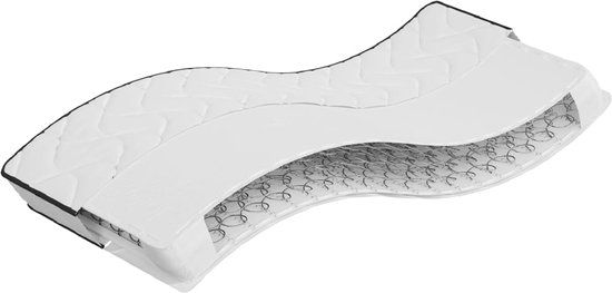 vidaXL Binnenveringmatras middelhard 80x200 cm