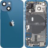 Apple iPhone 13 mini Battery Cover, with Mid Frame, Complete Parts, Blue, Premium Exchange
