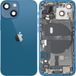Apple iPhone 13 mini Battery Cover, with Mid Frame, Complete Parts, Blue, Premium Exchange