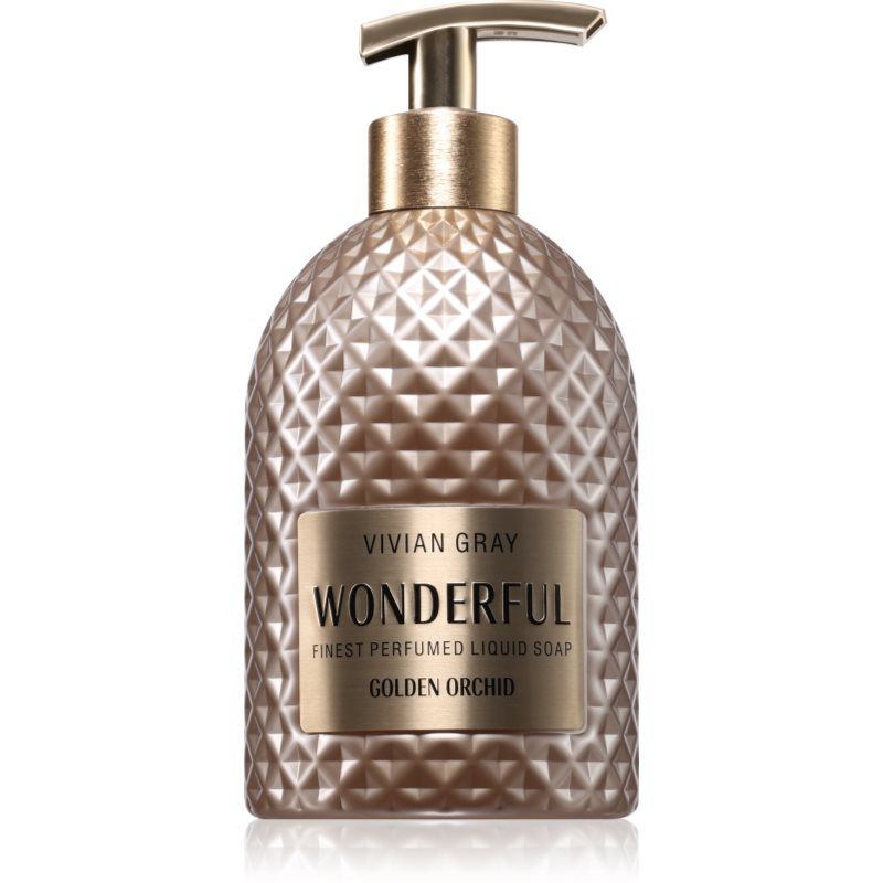 Vivian Gray Handzeep Luxurious Liquid Soap Wonderful Golden Orchid 500 Ml