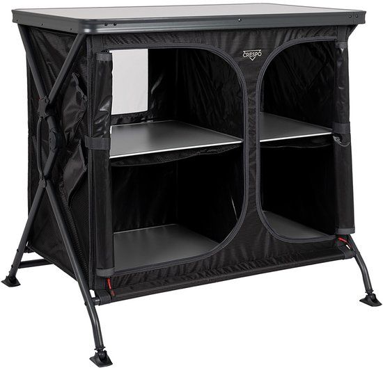 Crespo Kookkast AP/105 - Zwart - Campingkast