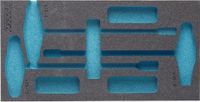 HAZET 163-122L Ladeblok Blauw, Grijs Schuim 172 mm x 342 mm