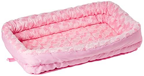 Dubbel Bolster Huisdierbed - Roze - 45 cm - Hondenbed